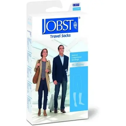 Ieftin Ciorapi compresie, Jobst, Travel, negru