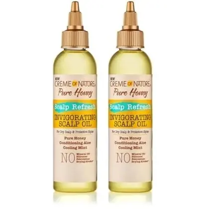 Retur gratuit Ulei de păr Creme Of Nature Pure Honey, Invigorating, Scalp Refresh, 263 g