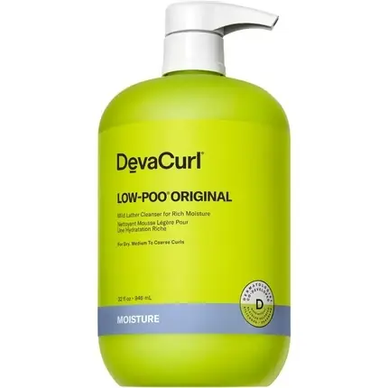 Șampon Devacurl Low-Poo Original, 946 ml, verde Vezi acum
