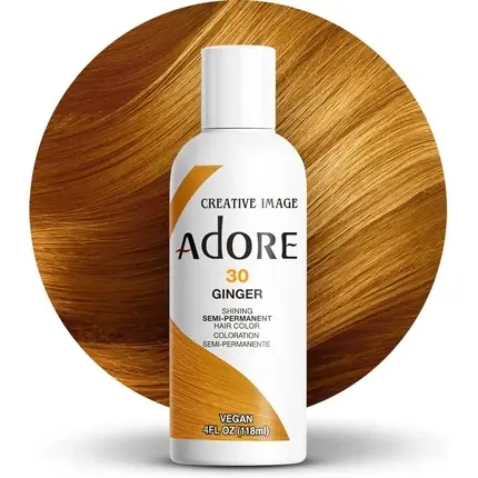 Vopsea păr, Adore, Ginger, semi-permanentă Retur ușor