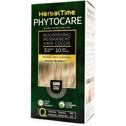 Vopsea păr, Herbal Time, Phytocare, Blond Deschis Lichidare de stoc