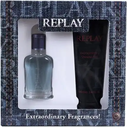Set parfum, Replay, cadou, albastru Cumpărături sigure