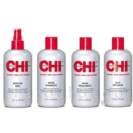 Set Îngrijire Păr Chi Infra, 4 Produse, Argintiu Bestseller