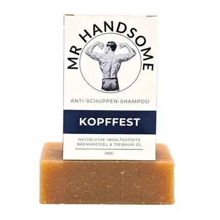 Doar azi Șampon Solid, Mr Handsome, Anti-Mătreață, Organic
