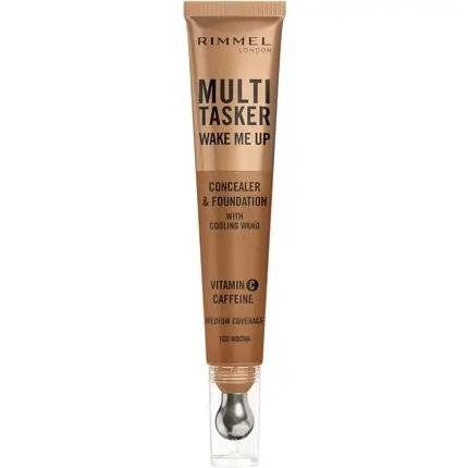 Ofertă exclusivă Fond de ten, Rimmel, Multi-Tasker Wake Me Up 100 Mocha