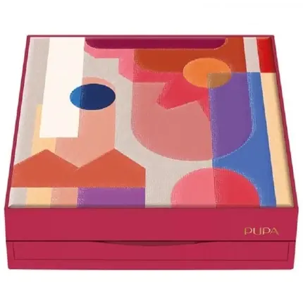 Paletă Farduri, Pupa Milano, Burgundy, Design Geometric Doar azi
