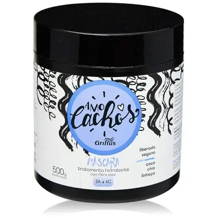 Mască de Păr Griffus Love Curls, Negru, 500g Mai ieftin