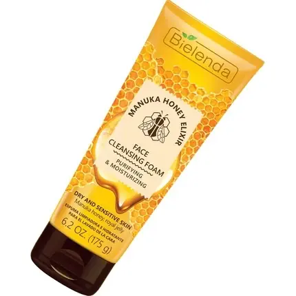 Ofertă de sezon Spumă de curățare, Bielenda, Manuka Honey Elixir, galben