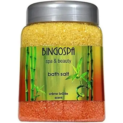 Comandă acum Sare de baie Bingospa, Crème Brûlée, 850g, multicolor