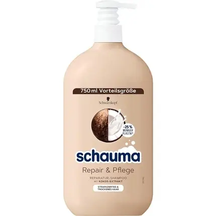 Ofertă de sezon Șampon, Schauma, Repair & Care, 750 ml, bej
