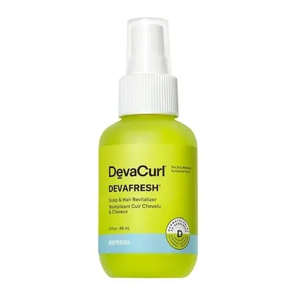 Reducere extra Revitalizant scalp și păr, Devacurl, DevaFresh, verde, 88 ml