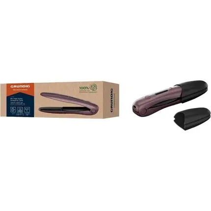 Preț promoțional Placă păr, Grundig, HS 6330, mov-negru