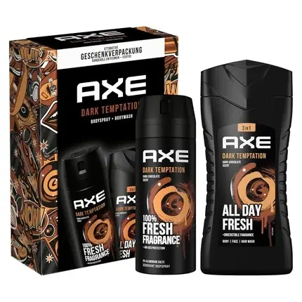 Set cadou, Axe, Dark Temptation, negru Chilipir