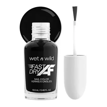 Lac de unghii Wet ‘N‘ Wild Fast Dry, negru, 13.5 ml Cumpără online