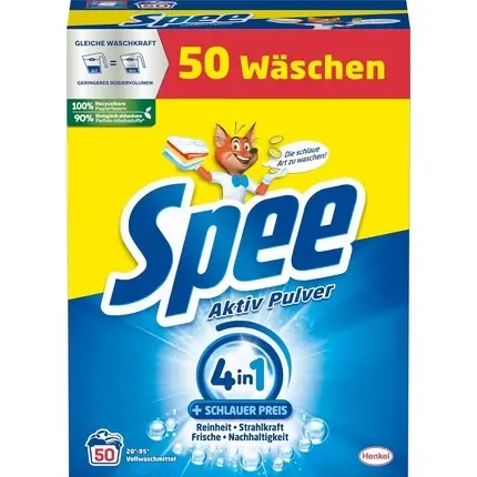Ofertă specială Detergent Pudră Spee, 50 Spălări, Albastru