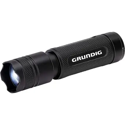 Lanternă LED, Grundig, 3W, negru Cel mai vândut