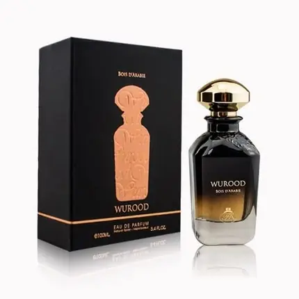 Parfum unisex, Fragrance World, Wurood Bois D‘Arabie, negru-auriu Ofertă exclusivă