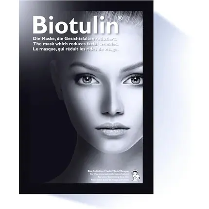 Retur gratuit Mască antirid Biotulin, Bioceluloză, hidratare, negru