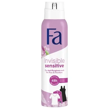 Preț mic Deodorant spray Fa Invisible Sensitive, 150 ml