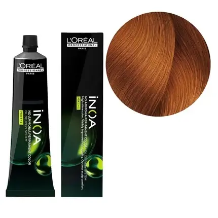 Vopsea de păr L‘Oréal Professionnel INOA Biondo Rame Dorato 743 Preț redus