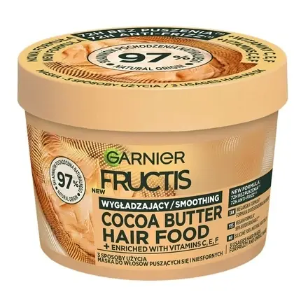Livrare expres Masca netezire păr, Garnier, Hair Food, cacao, 400 ml