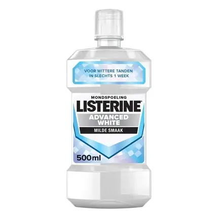 Apa de gură Listerine Advanced White Mild 500ml Ofertă exclusivă