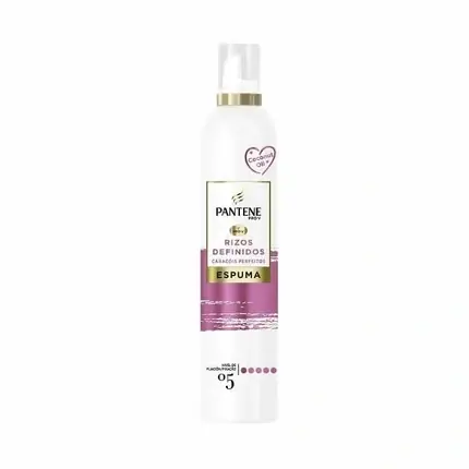 Mousse Pantene Defined Curls, 300 ml, alb cu detalii mov Ultima șansă