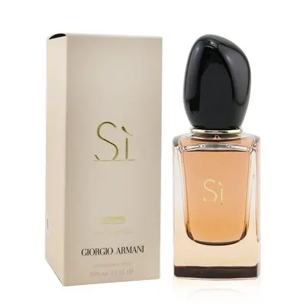Preț redus Eau de Parfum Armani Beauty Si Intense EDP Spray, culoare ambră, capac negru, aloe vera