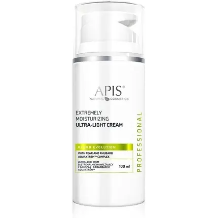 Livrare expres Cremă Hidratare Zilnică, Apis, Hydro Evolution Ultra-Light Extreme Hydrating Cream cu Pară și Rubarbă, Albă, 100 ml