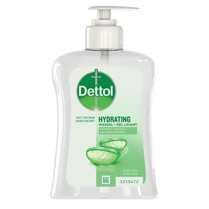 Săpun lichid Dettol, Hydrating Aloe Vera, ambalaj cu pompă Promoție