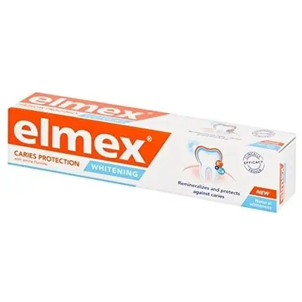 Preț promoțional Pasta de dinți Elmex Whitening cu Fluor Extra, alb, 75ml