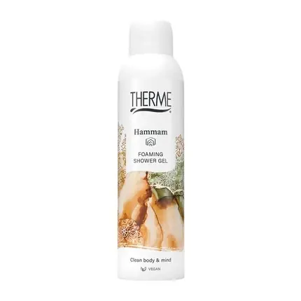 Spumă de duș Therme Hammam, 200ml, alb Popular