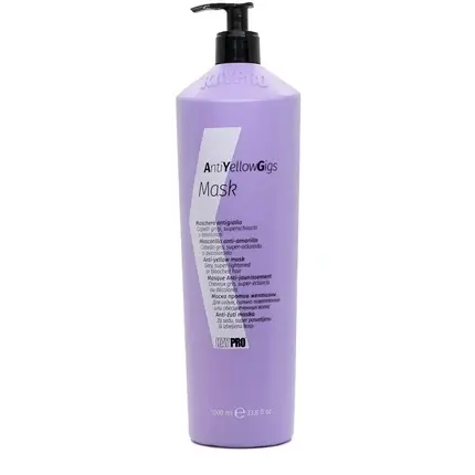 Masca de păr Kaypro Anti Yellow Gigs Mask, violet, 1000ml Preferatul clienților
