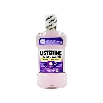 Reducere Gargara Listerine Total Care Gust Delicat, roz, 500ml