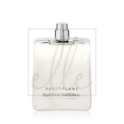 Bestseller Eau de Parfum Costume National Paperplane 100ml, sticlă transparentă, capac argintiu
