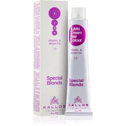 Cumpărături sigure Kjmn Hair Colour, Kallos, Special Blond, Keratin & Argan Oil, 100ml
