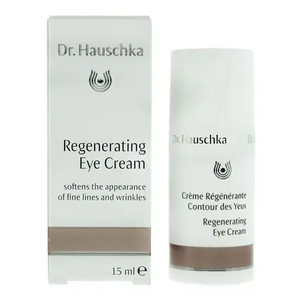 Preț redus Cremă pentru ochi Dr. Hauschka Regenerating Eye Cream, 15 ml, alb și maro