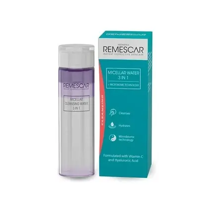 Livrare rapidă Apă Micelară 3 în 1, Remescar, Purificare și Hidratare, Vitamina C, Acid Hialuronic