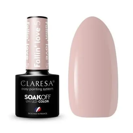 Esmeu UV/LED, Claresa Fallin‘ Love 5, Soak Off, Nude Reduceri