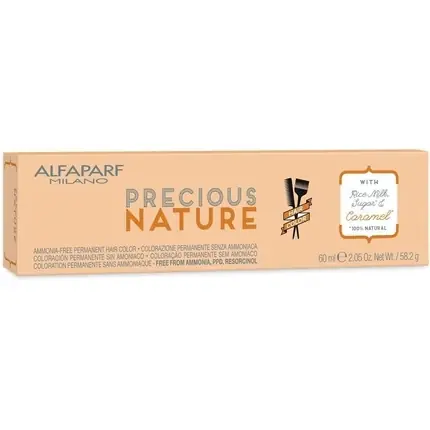 Vopsea de păr, Alfaparf Milano, Precious Nature 5.53, 60ml, Culoare Blond Deschis cu Reflexe Aurii Ofertă