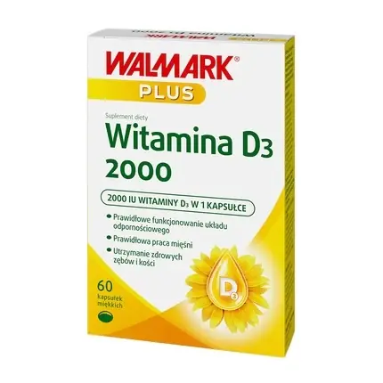 Plată securizată Supliment dietetic Walmark Plus Vitamina D3 2000, 60 capsule