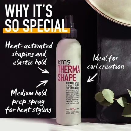 Spray protecție termică KMS Therma Shape 200ml gri Retur ușor