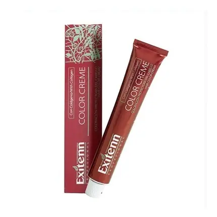 Colorant Păr Permanent, Exitenn, Color Creme, Ton 4.0 Castaniu Deschis, 60ml Ofertă exclusivă