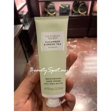 Cremă de Mâini, Victoria‘s Secret, Cucumber & Green Tea, Verde, 75ml Expediere rapidă