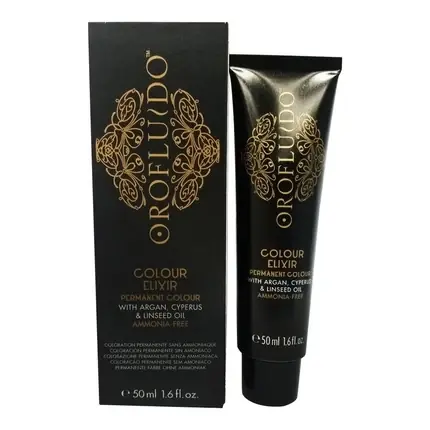 Cumpără online Vopsea de păr Orofluido Colour Elixir 6.31, 50ml, negru auriu