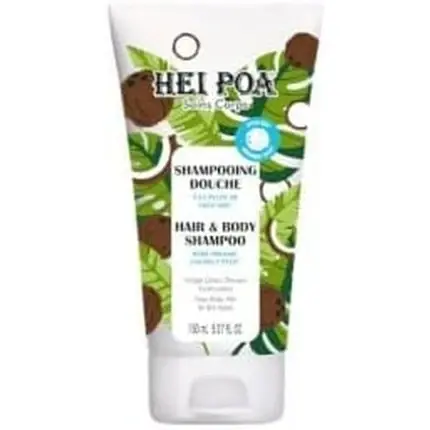 Doar azi Șampon cu pulpă de cocos Hei Poa, 3 în 1 Hair and Body Shampoo, 150 ml