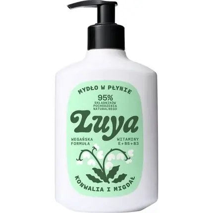 Livrare expres Săpun lichid pentru mâini Luya cu flori de convalia și migdale 400ml, L‘Occitane, alb, pompă neagră