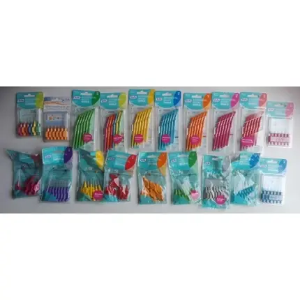 Periuțe interdentare TePe, multicolor, diverse mărimi Ultima șansă