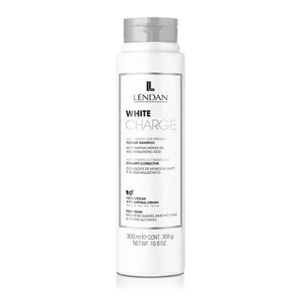 Șampon Lendan White Charge, alb, cu acid glicolic, 300 ml Chilipir