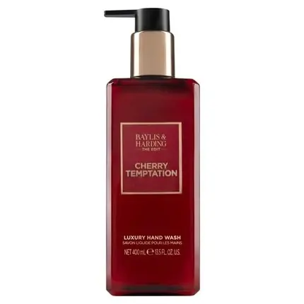 Săpun lichid pentru mâini Baylis & Harding Cherry Temptation, roșu, 400 ml Ultima șansă